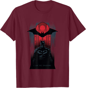 The Batman I Am The Shadows T-Shirt - T-Shirt | Maroon
