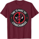 Marvel Studios Deadpool & Wolverine Chimichangas Claw Slash T-Shirt - T-Shirt | Maroon