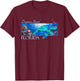 Daytona Beach Florida Vacation Swimming Sea Turtle Women Kids T-Shirt - T-Shirt | Maroon