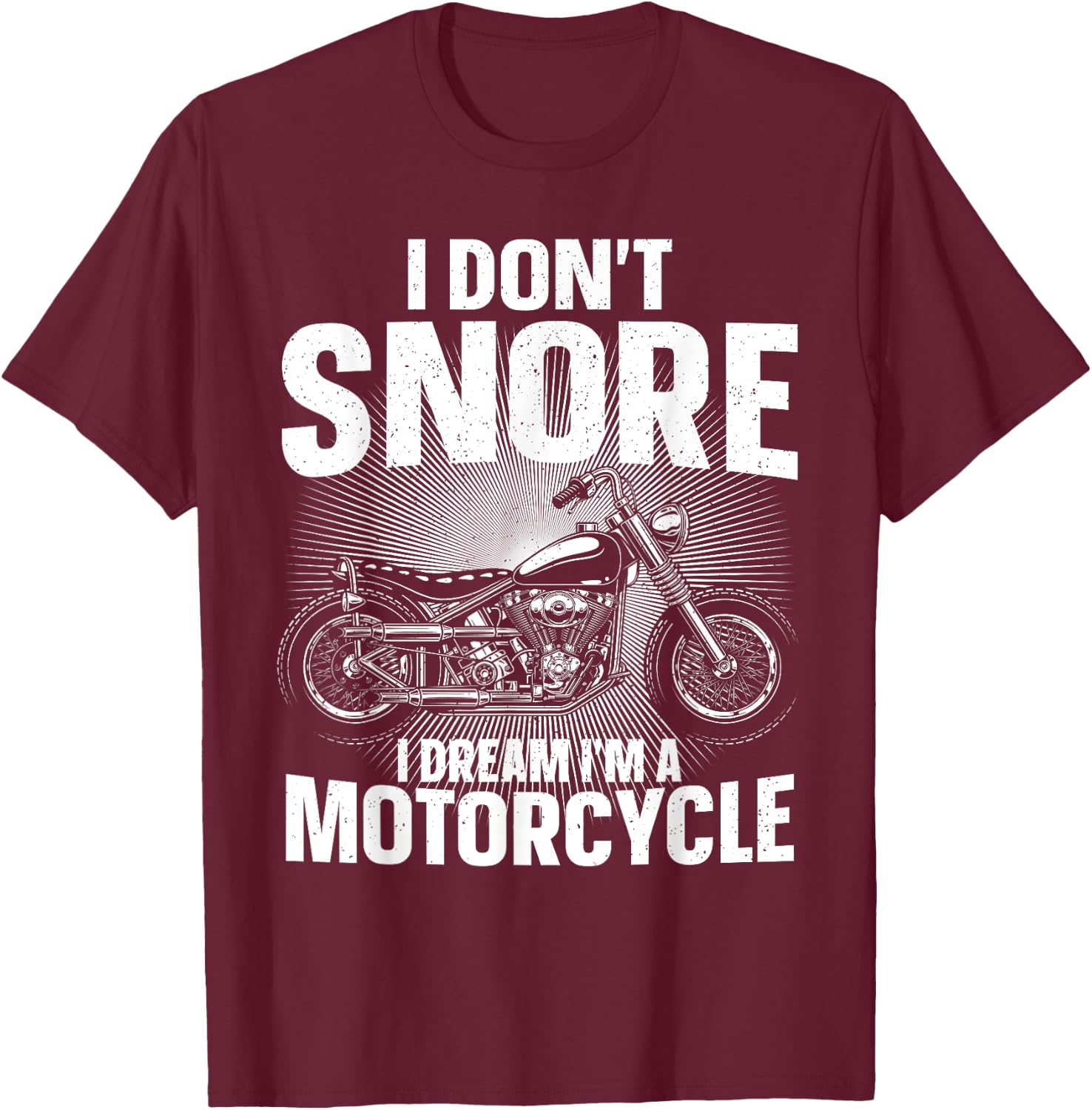 Funny Motorcycle Design Women Biker Motorcycle Rider T-Shirt - T-Shirt | Maroon