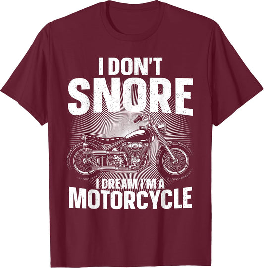 Funny Motorcycle Design Women Biker Motorcycle Rider T-Shirt - T-Shirt | Maroon