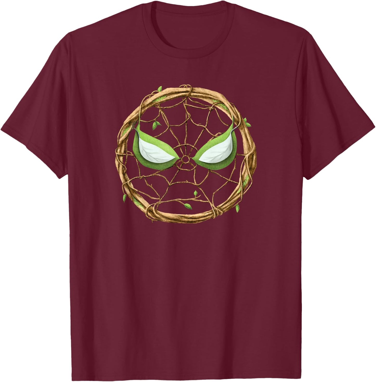 Marvel 85th Anniversary We Are Groot Spider-Man Mask Logo T-Shirt - T-Shirt | Maroon