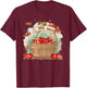 Funny Apple Box Costume for Apples Harvest Season T-Shirt - T-Shirt | Maroon