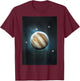 Planet Jupiter T-Shirt - T-Shirt | Maroon