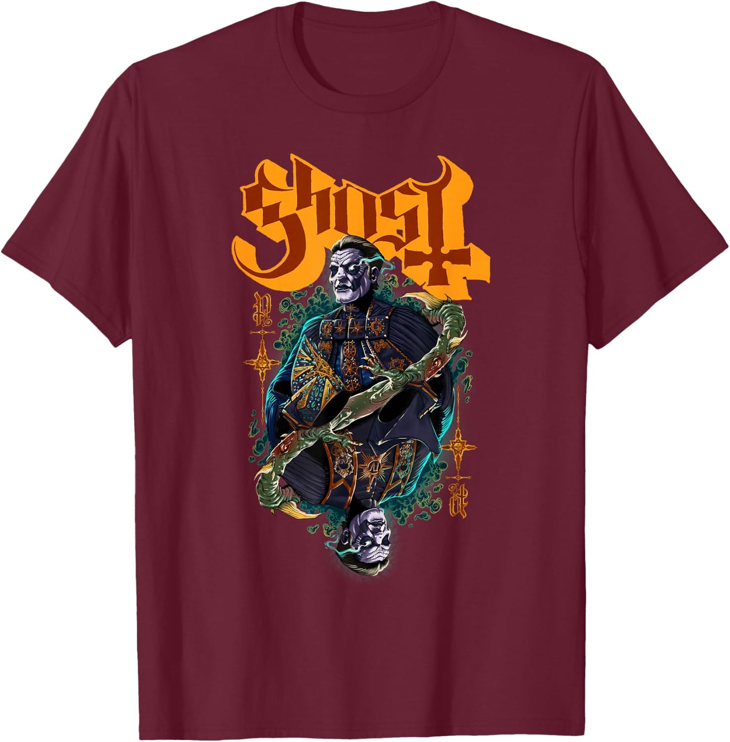 Ghost – Duality T-Shirt - T-Shirt | Maroon