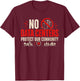 No Data Centers Protect Our Community Retro T-Shirt - T-Shirt | Maroon