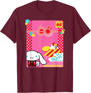 Cinnamoroll Sanrio 60th T-Shirt - T-Shirt | Maroon