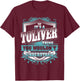 It's A TOLIVER Thing You Wouldn't Understand Name Vintage T-Shirt - T-Shirt | Maroon