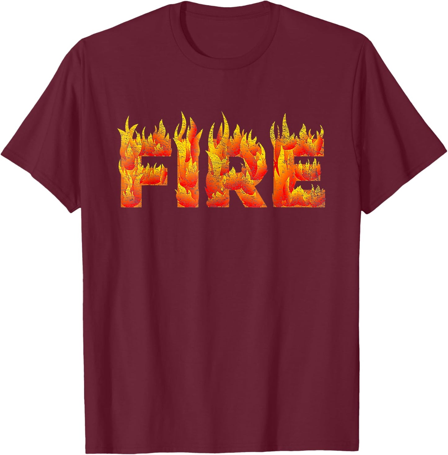 Funny Women Fire and Ice Costume Halloween Family Matching T-Shirt - T-Shirt | Maroon