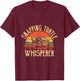 Snapping Turtle Whisperer Turtle Lover Reptile Nature T-Shirt - T-Shirt | Maroon