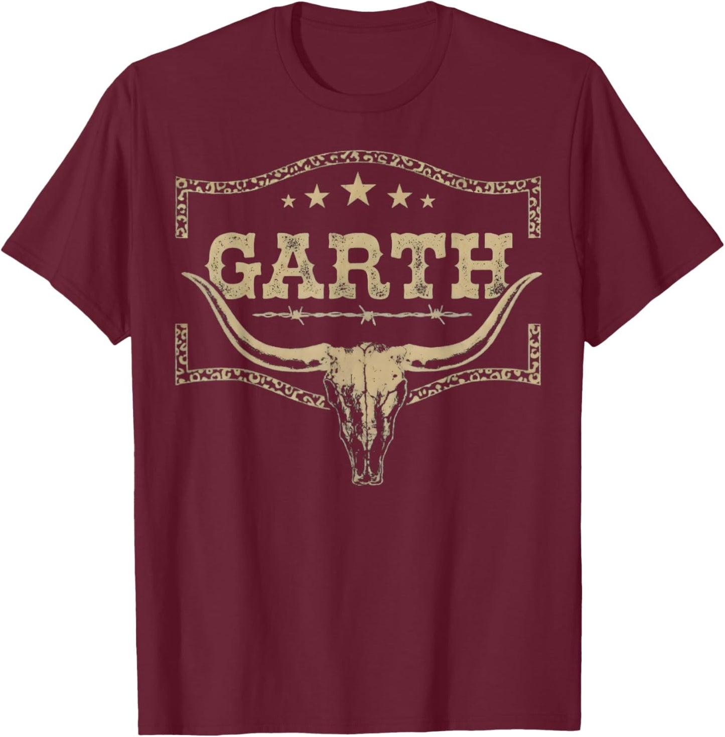 Vintage Garth Name Classic Gifts Women T-Shirt - T-Shirt | Maroon