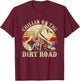 Chillin On The Dirt Road Western Life Rodeo Country Music T-Shirt - T-Shirt | Maroon