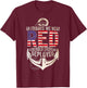 Vintage Red Friday Shirt On Friday We Wear Red T-Shirt - T-Shirt | Maroon