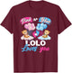 Bears Pink Or Blue Lolo Loves You Gender Reveal T-Shirt - T-Shirt | Maroon