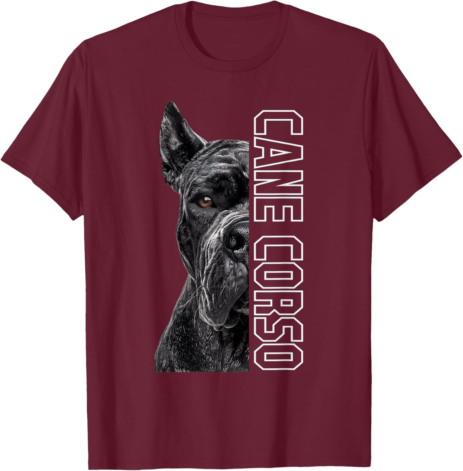 Cane Corso T-Shirt - T-Shirt | Maroon