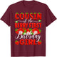 Cousin Of The Berry First Birthday Of Girl Strawberry Cuz T-Shirt - T-Shirt | Maroon