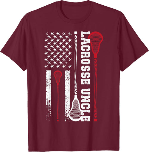 Lacrosse Uncle US Flag Uncle Of A Lacrosse Player Uncle