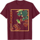 Parrot Shirt Japanese Vintage Art Japan Bird Artwork T-Shirt - T-Shirt | Maroon