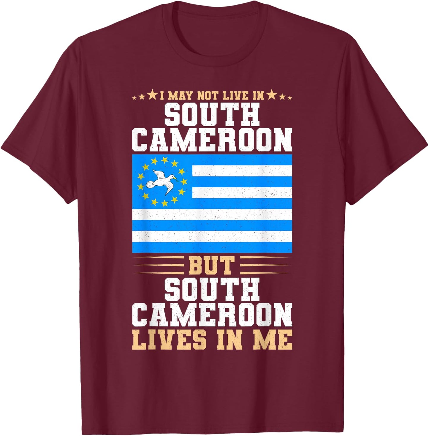South Cameroon T-Shirt - T-Shirt | Maroon