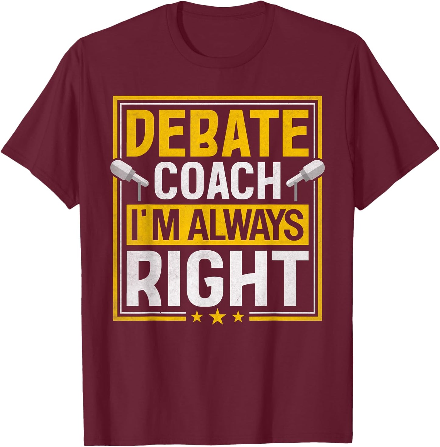 Debate Team Supplies Debating Club Debater Speech and Debate T-Shirt - T-Shirt | Maroon