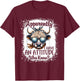 Apparently I Have An Attitude Who Knew Bleached Highland Cow T-Shirt - T-Shirt | Maroon