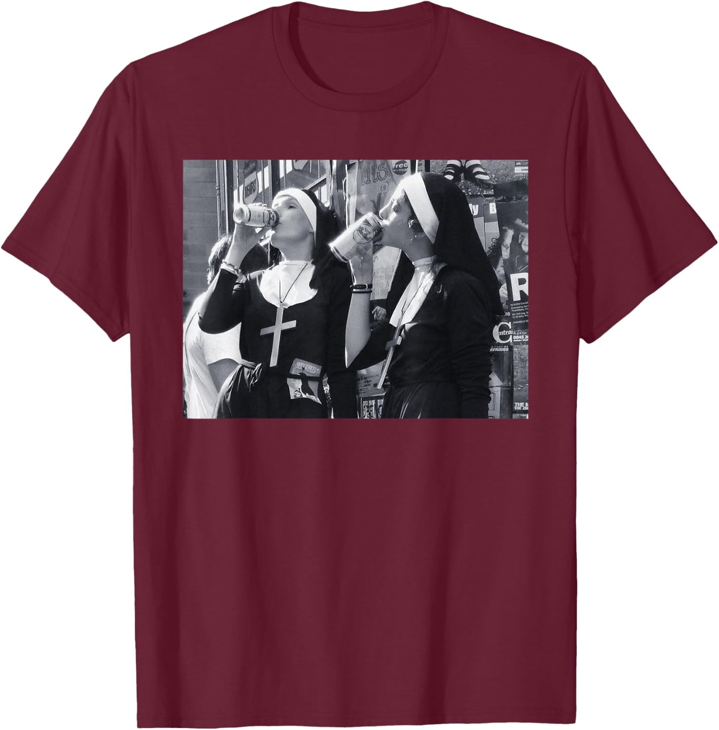 Clean Version I Soldering Digga Soldering I Nuns Drinking Beer Fun T-Shirt - T-Shirt | Maroon