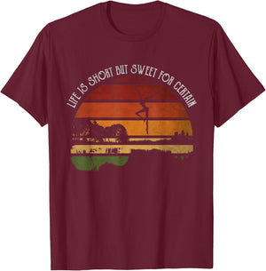 Life Is Short Funny Guitars Outfits But Sweet For Certain T-Shirt - T-Shirt | Maroon