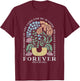 Boho Christian Shirt Women Bible Verse Jesus Vintage Floral T-Shirt - T-Shirt | Maroon