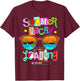 Women Summer Vacay Loading Summer Teacher End of the Year T-Shirt - T-Shirt | Maroon