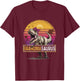 Grandmasaurus T Rex Dinosaur Grandma Family Matching T-Shirt - T-Shirt | Maroon