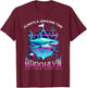 Brooklyn NY Shark Retro 80s Funny Souvenir T-Shirt - T-Shirt | Maroon