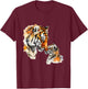 Mama Tiger New Mom Mommy For Mothers Day T-Shirt - T-Shirt | Maroon