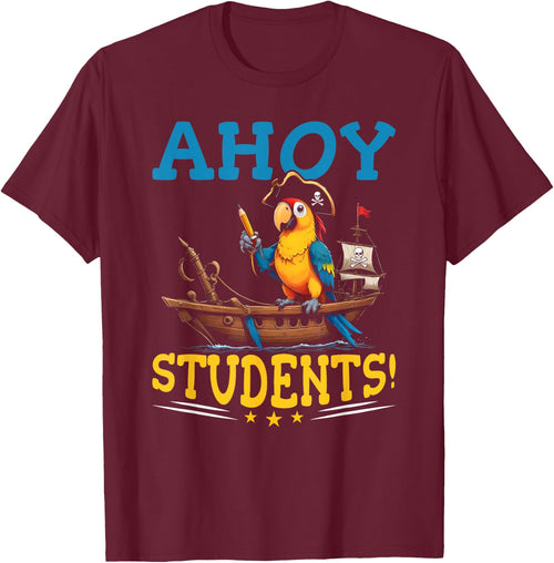 Pirate Teacher School Funny Ahoy Students Pirate Teacher
