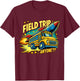 Field Trip Anyone? Teacher Field Day T-Shirt - T-Shirt | Maroon