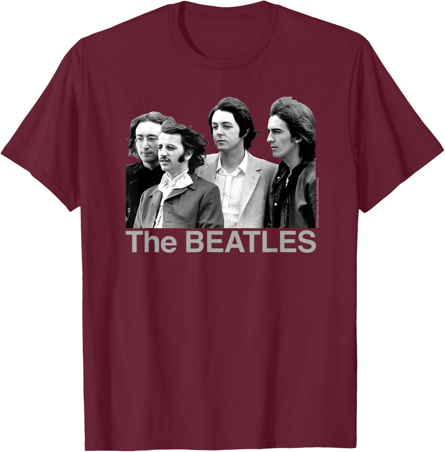 The Beatles Windy T-Shirt - T-Shirt | Maroon