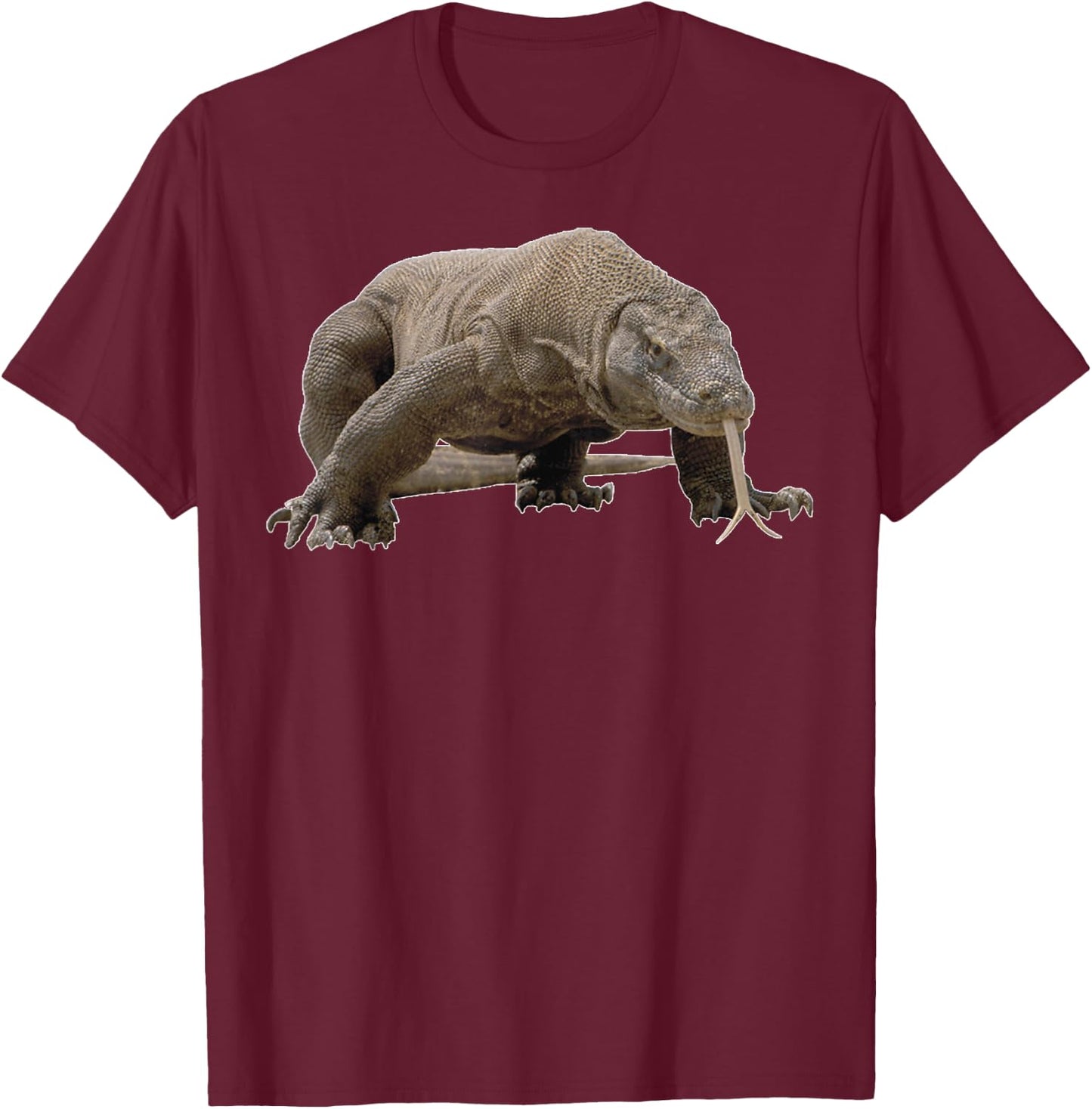 Komodo dragon T Shirt women boys girls kids T-Shirt - T-Shirt | Maroon