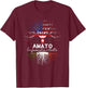 Amato Italian Family Name Italian Roots T-Shirt - T-Shirt | Maroon