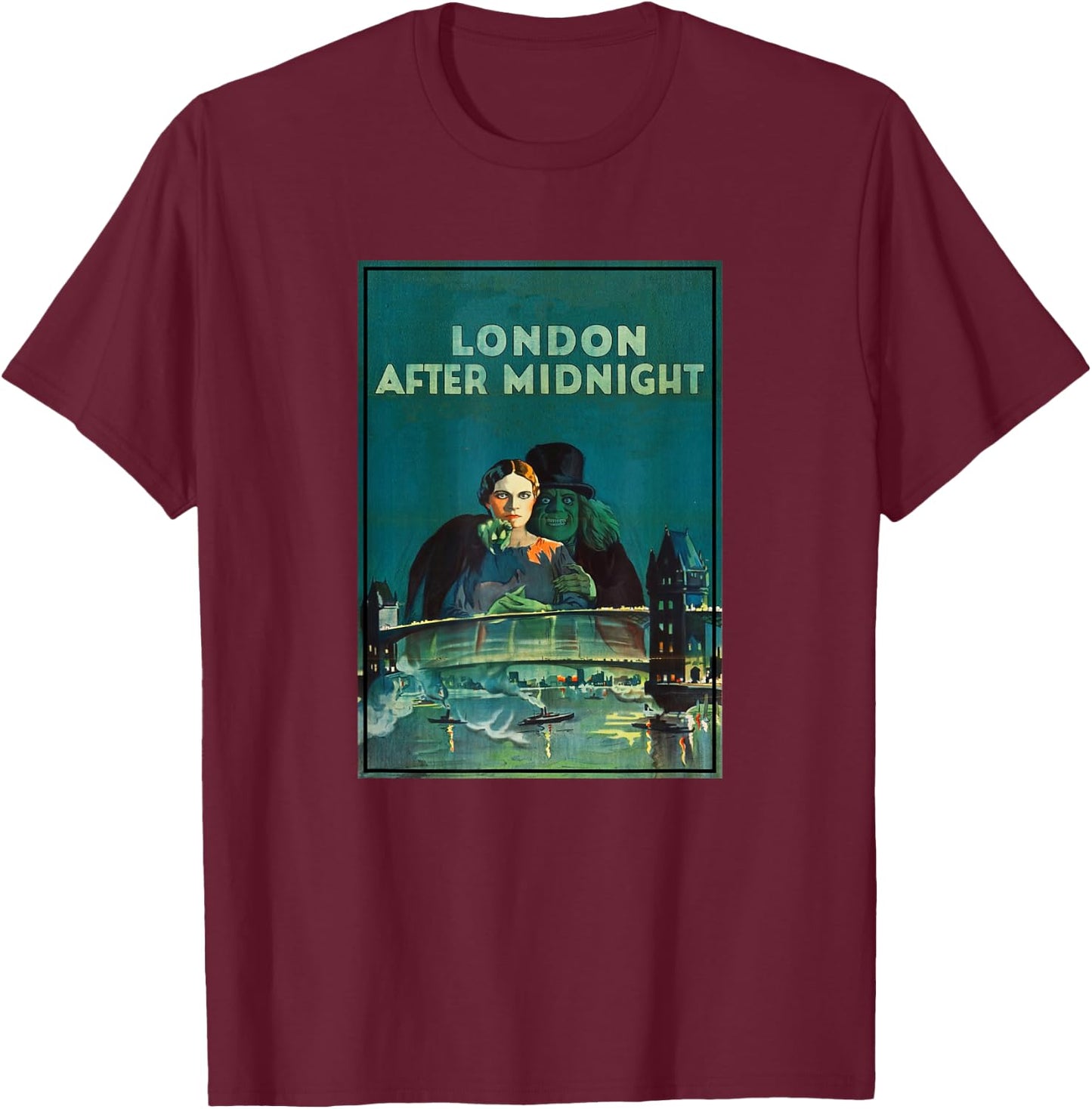 London After Midnight T-Shirt - T-Shirt | Maroon