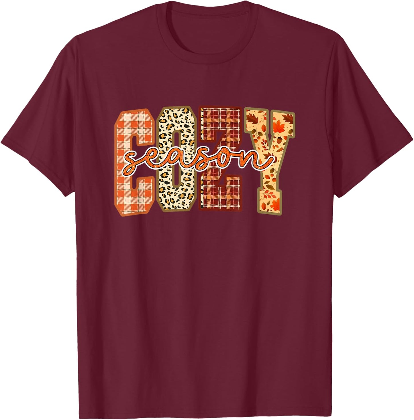 Cozy Season T-Shirt - T-Shirt | Maroon