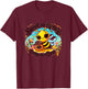 Cute Bee with Honey - Sweet as Honey, Busy as a Bee T-Shirt - T-Shirt | Maroon
