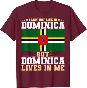 Dominica T-Shirt - T-Shirt | Maroon