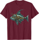 Halibut Steampunk T-Shirt - T-Shirt | Maroon