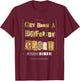 Brown Cut From A Different Cloth Brown Color Graphic T-Shirt - T-Shirt | Maroon