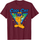 Garfield Cool Cat T-Shirt - T-Shirt | Maroon