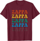 Halftone Zappa T-Shirt - T-Shirt | Maroon