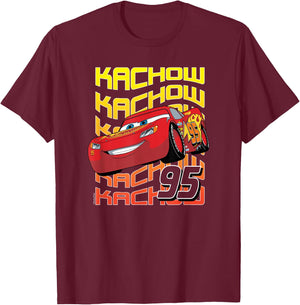 Cars - Kachow 95 T-Shirt - T-Shirt | Maroon