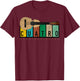Puerto Rican Cuatro Boricua Guitar T-Shirt - T-Shirt | Maroon