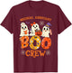 Medical Assistant Boo Crew Funny Halloween Spooky Costume T-Shirt - T-Shirt | Maroon