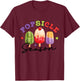 Funny Popsicle Season Summer Ice Cream Boys Girls Kids T-Shirt - T-Shirt | Maroon