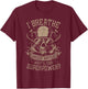 Scuba Diving - I Breathe Under Water T-Shirt - T-Shirt | Maroon